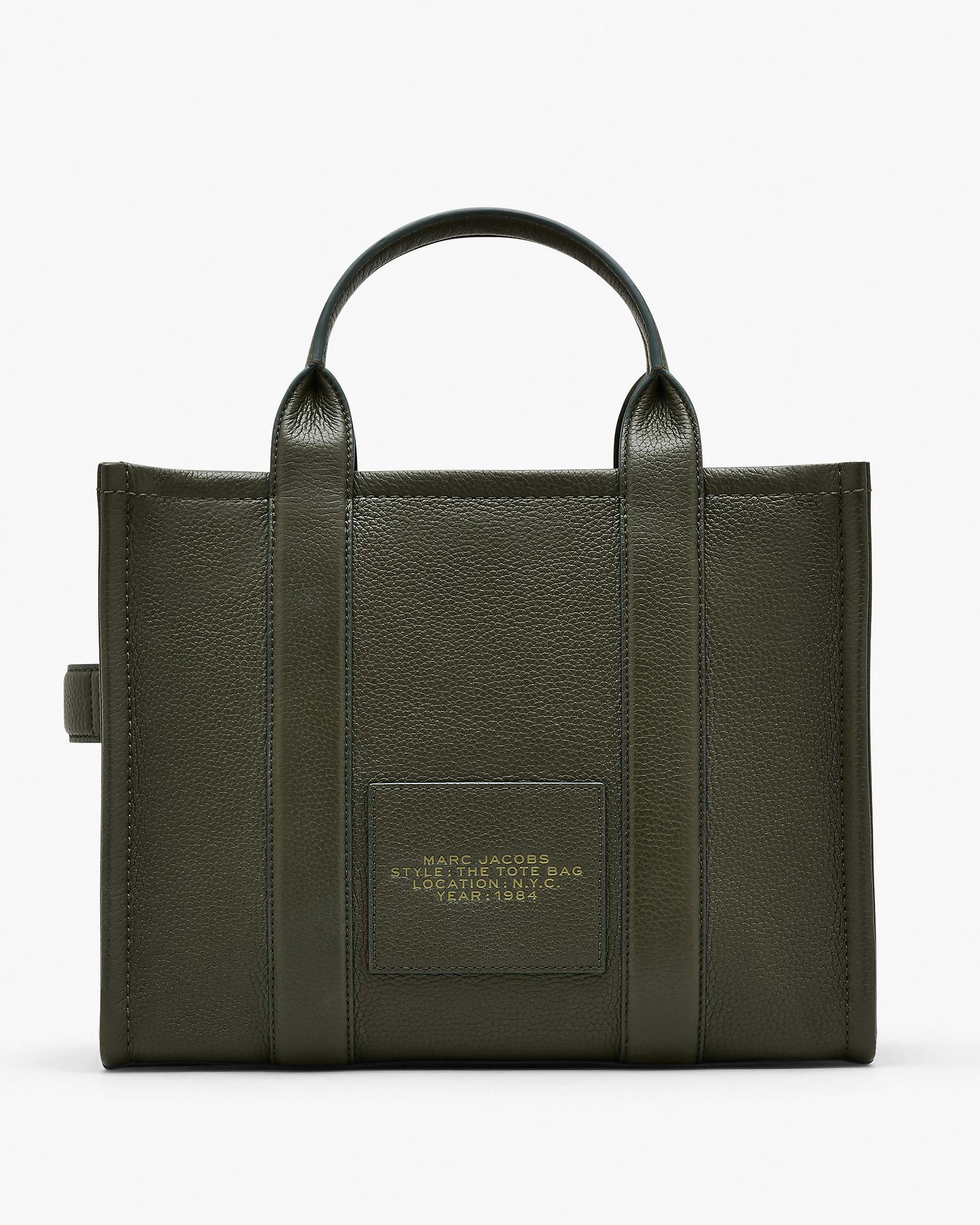 The Leather Medium Tote Bag - Forest