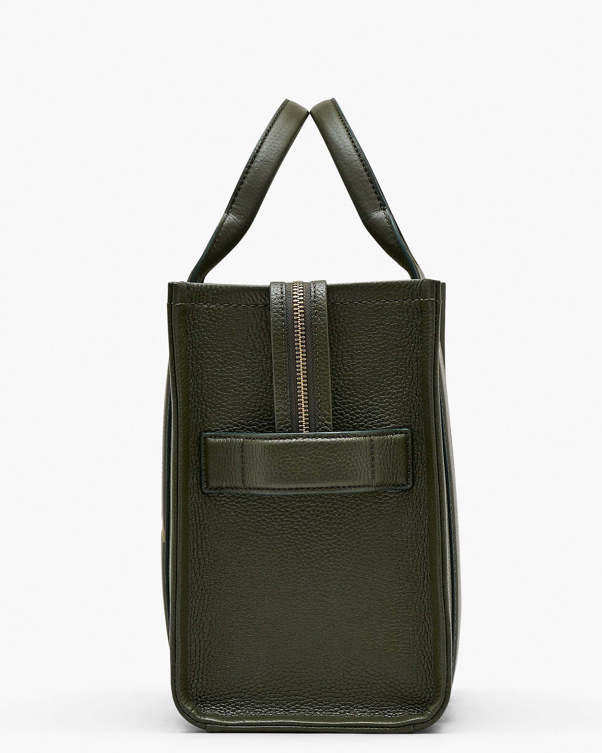 The Leather Medium Tote Bag - Forest