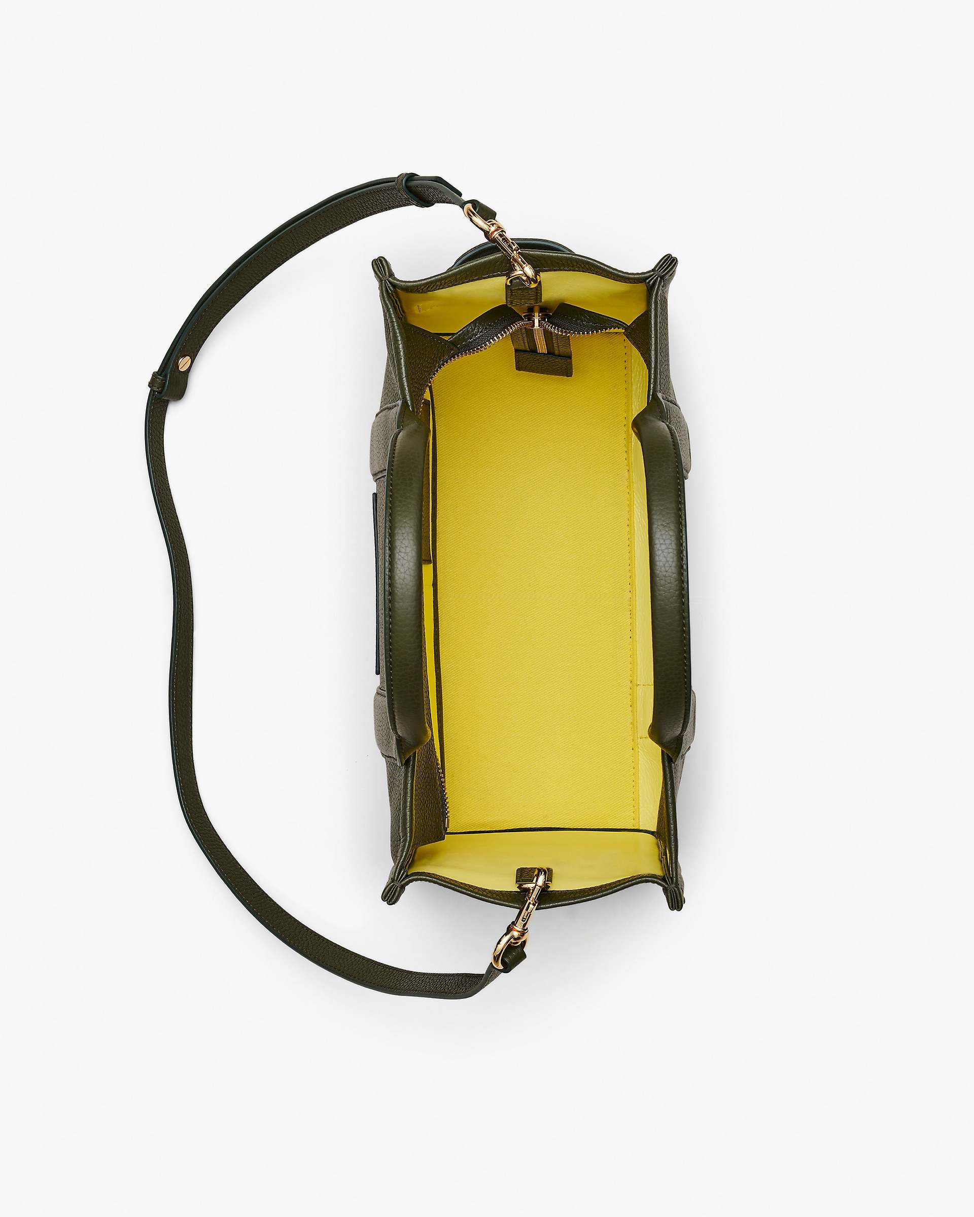 The Leather Medium Tote Bag - Forest