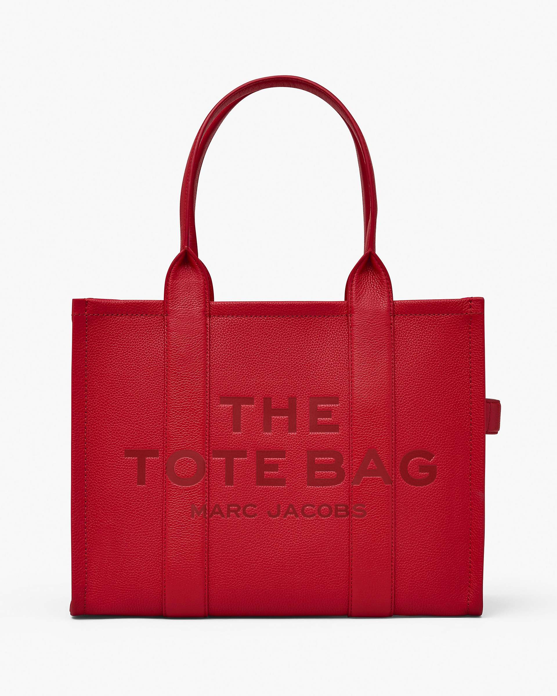 The Leather Large Tote Bag - True Red