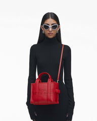The Leather Small Tote Bag - True Red