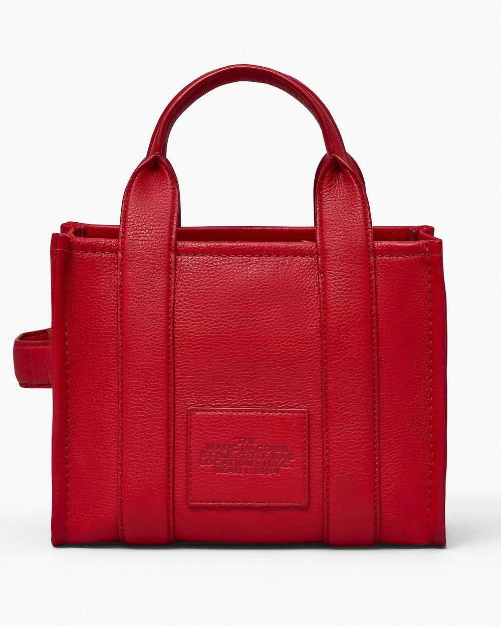The Leather Small Tote Bag - True Red