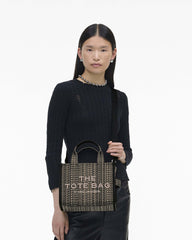 The Monogram Jacquard Small Tote Bag - Beige Multi