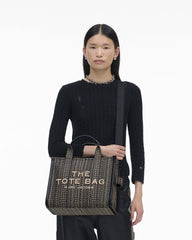 The Monogram Jacquard Medium Tote Bag - Beige Multi