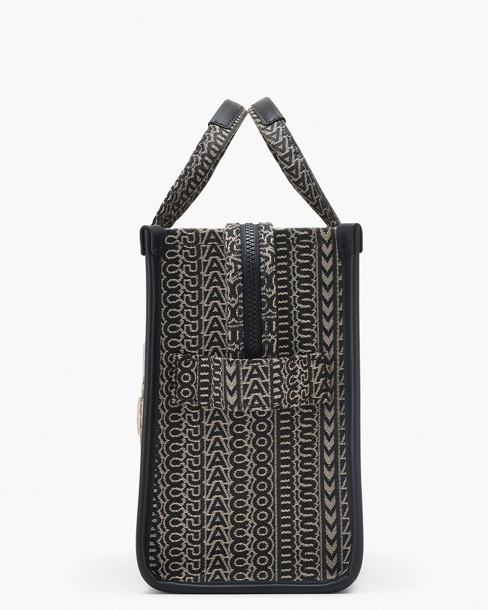 The Monogram Jacquard Medium Tote Bag - Beige Multi