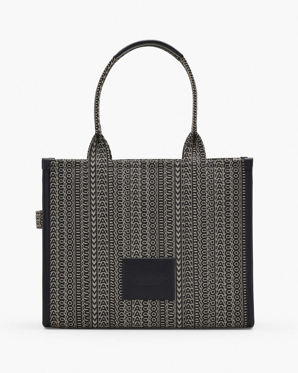 The Monogram Jacquard Large Tote Bag - Beige Multi