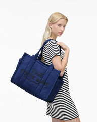 The Puffy Nylon Large Tote Bag - Blue Sea