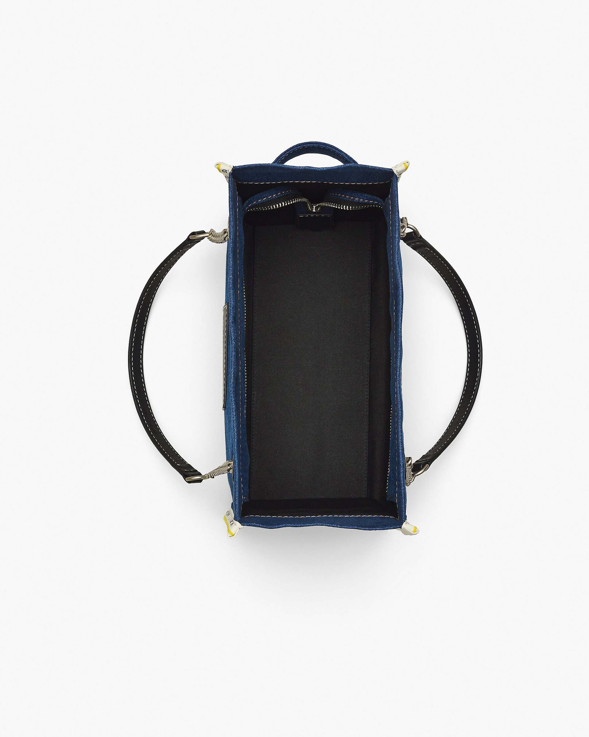 The Denim Chain Medium Tote Bag - Dark Wash
