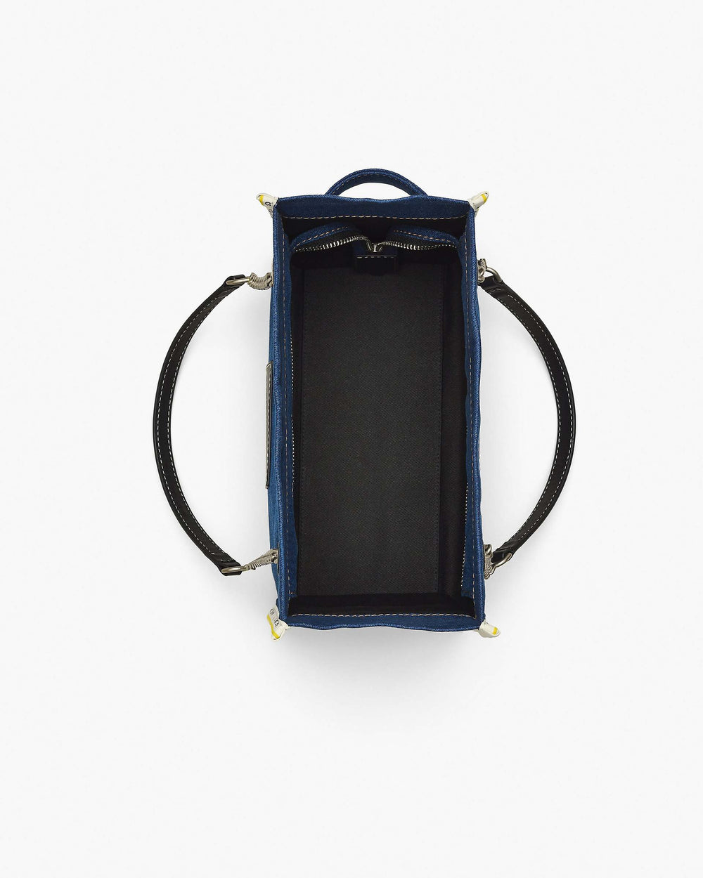 The Denim Chain Medium Tote Bag - Dark Wash