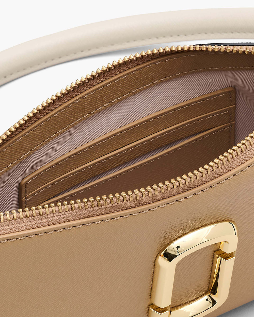 The Snapshot Convertible Shoulder Bag - Camel Multi