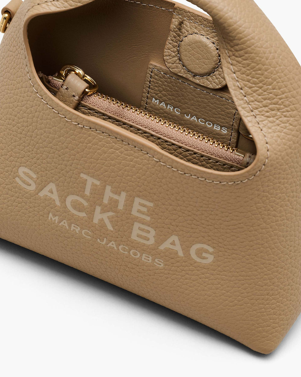 The Micro Crossbody Sack Bag - Camel