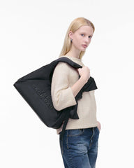 The Bow Nylon Sack Bag - Black|Black