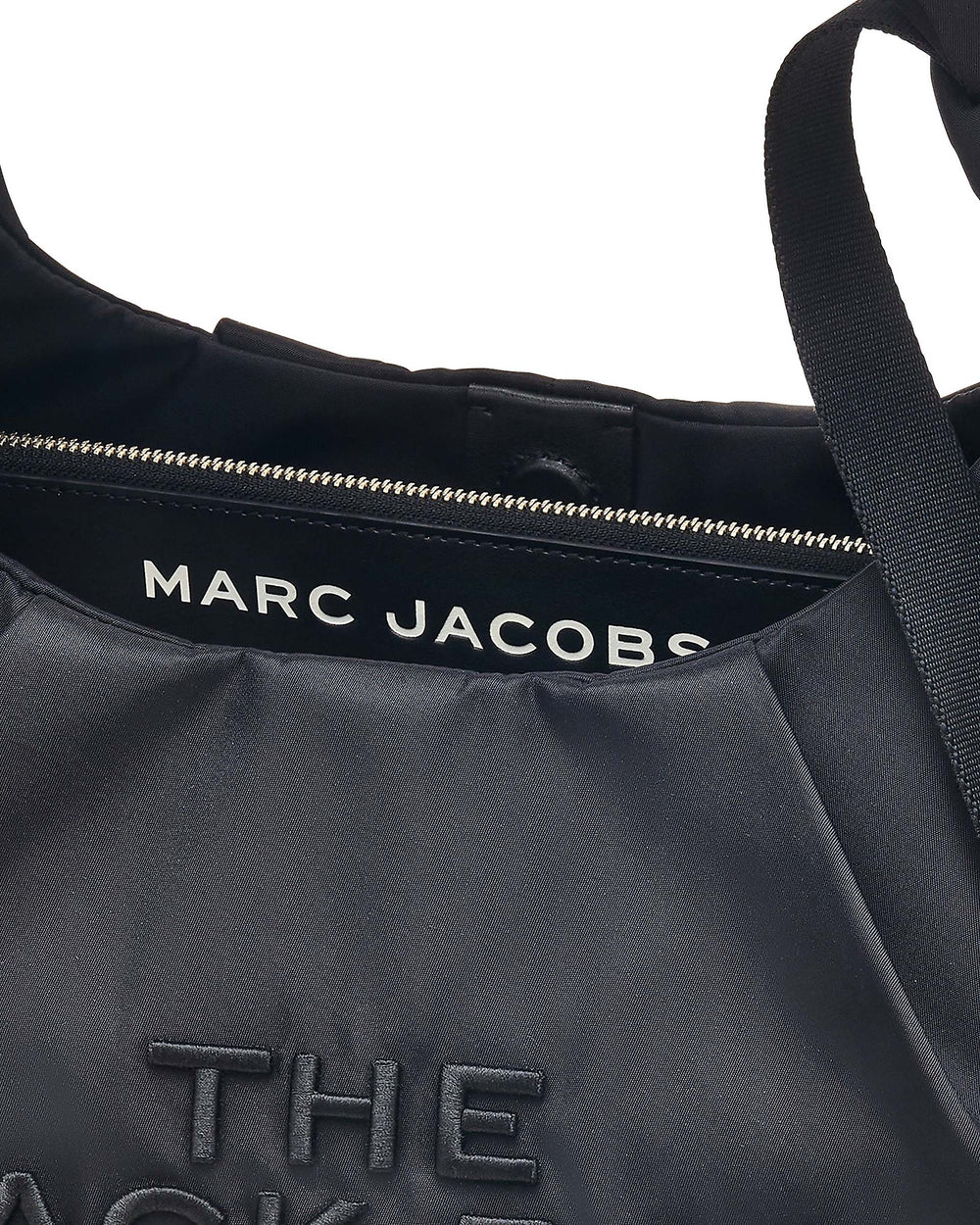 The Bow Nylon Sack Bag - Black|Black