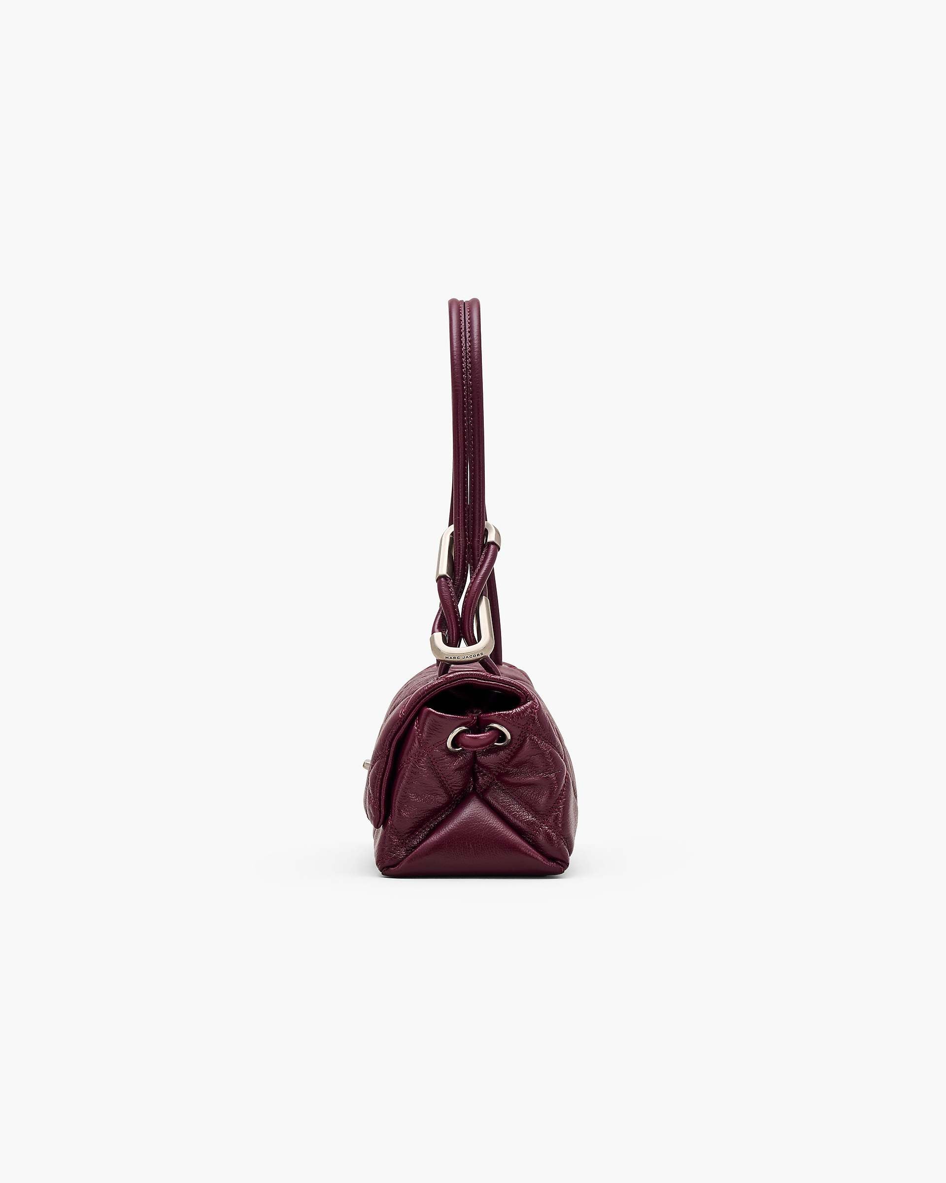 The Quilted Mini Dual Shoulder Bag - Dark Plum|Dark Plum