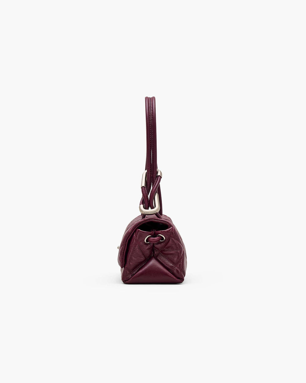 The Quilted Mini Dual Shoulder Bag - Dark Plum|Dark Plum