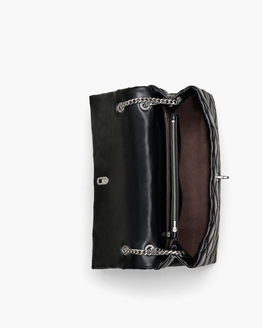 The Quilted XL Dual Convertible Shoulder Bag - Black