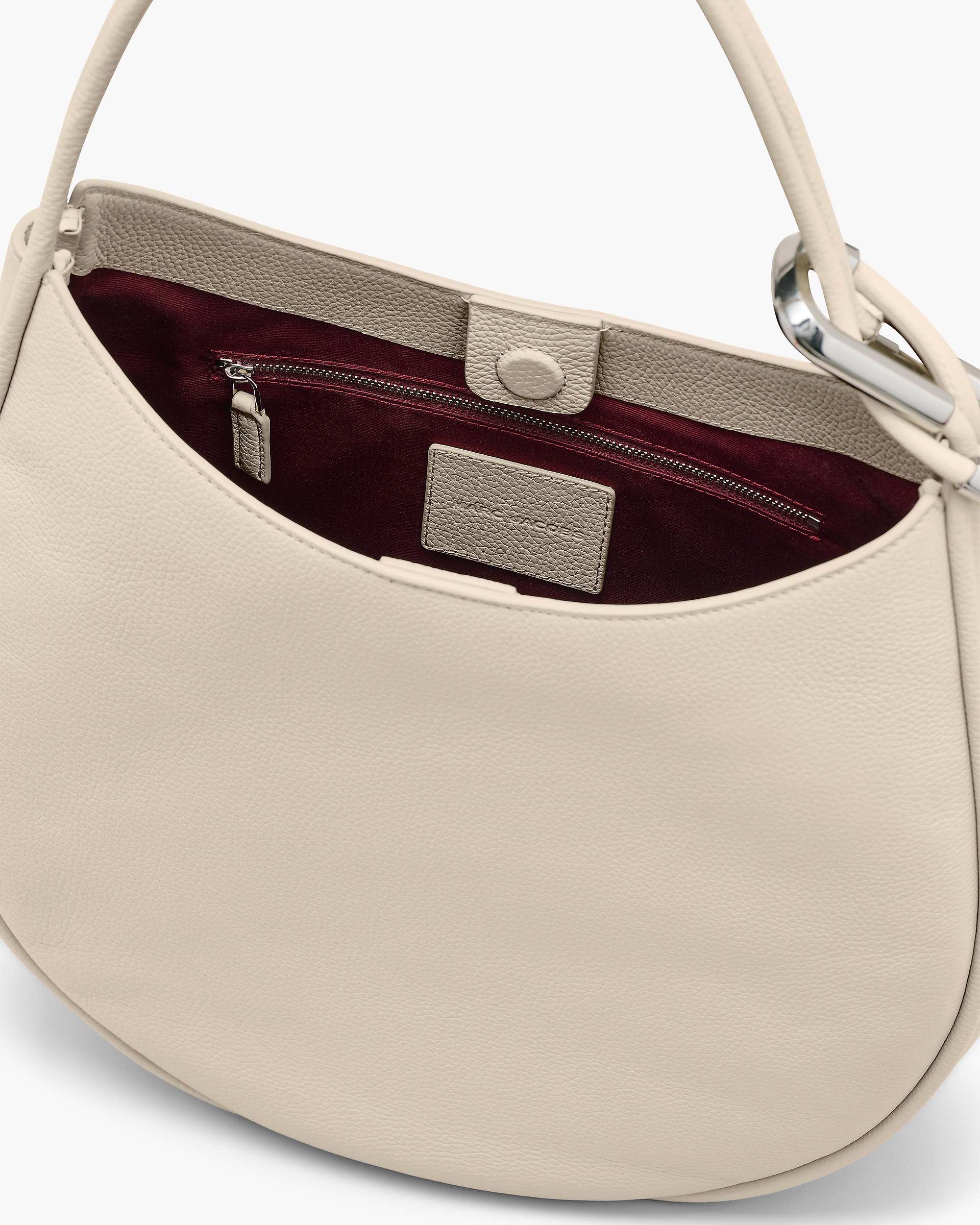 The Large Dual Hobo Bag - Cloud White