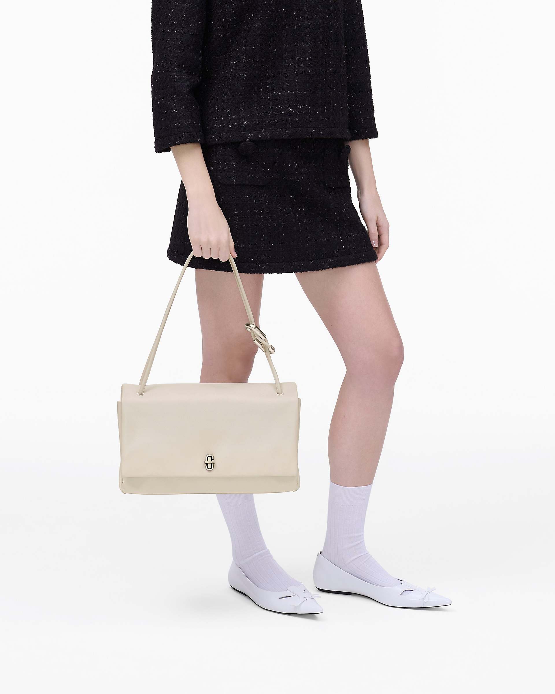 The Large Dual Bag - Cloud White