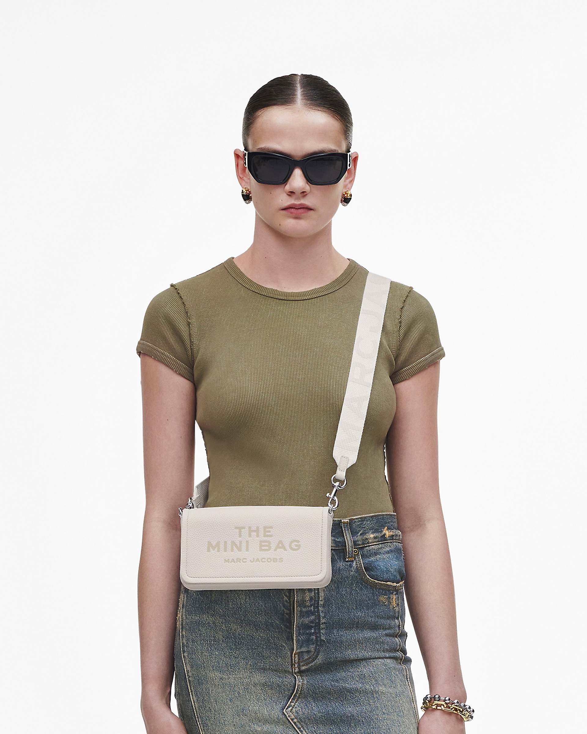 The Leather Mini Bag - Cotton