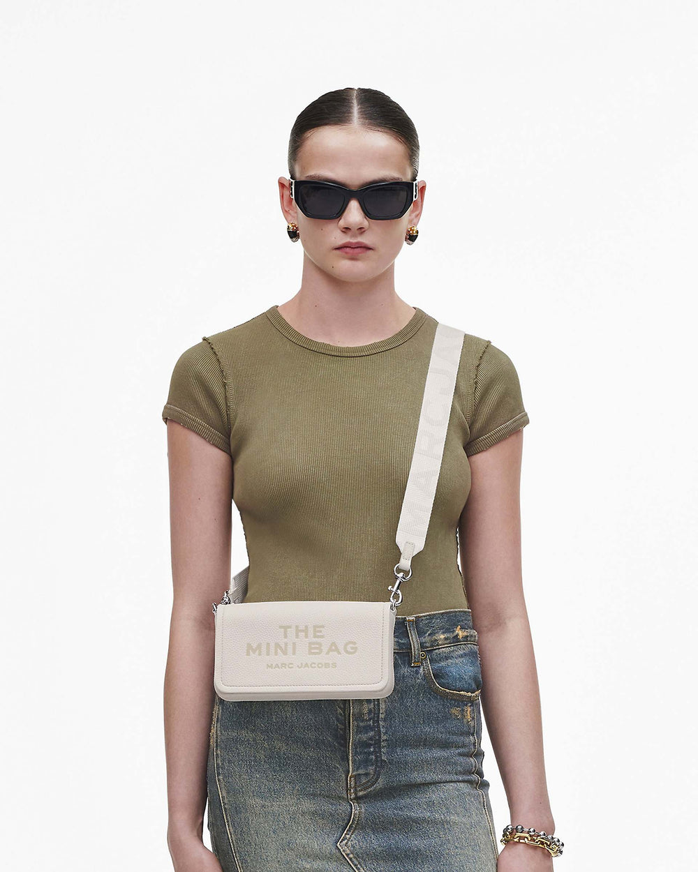 The Leather Mini Bag - Cotton