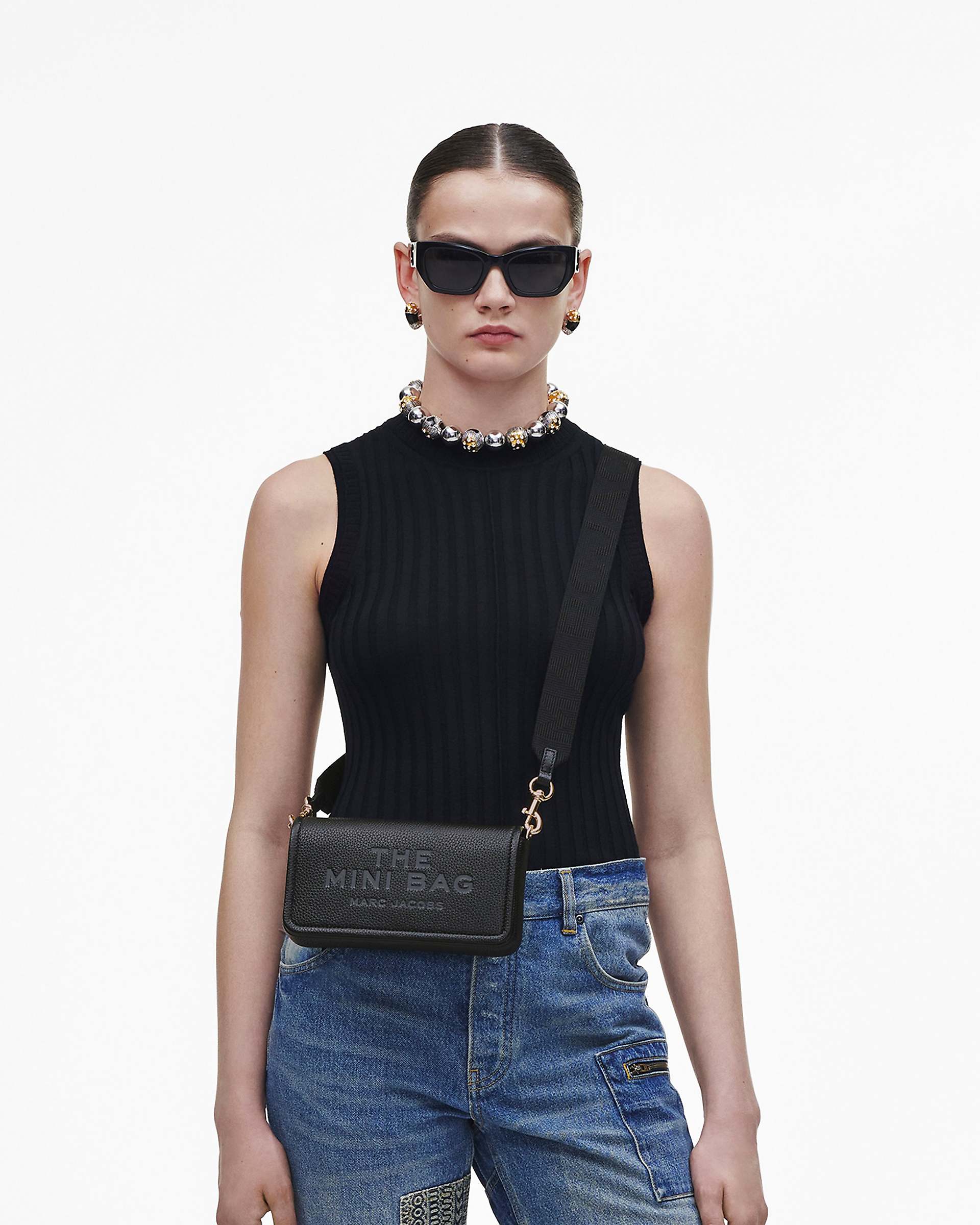 The Leather Mini Bag - Black