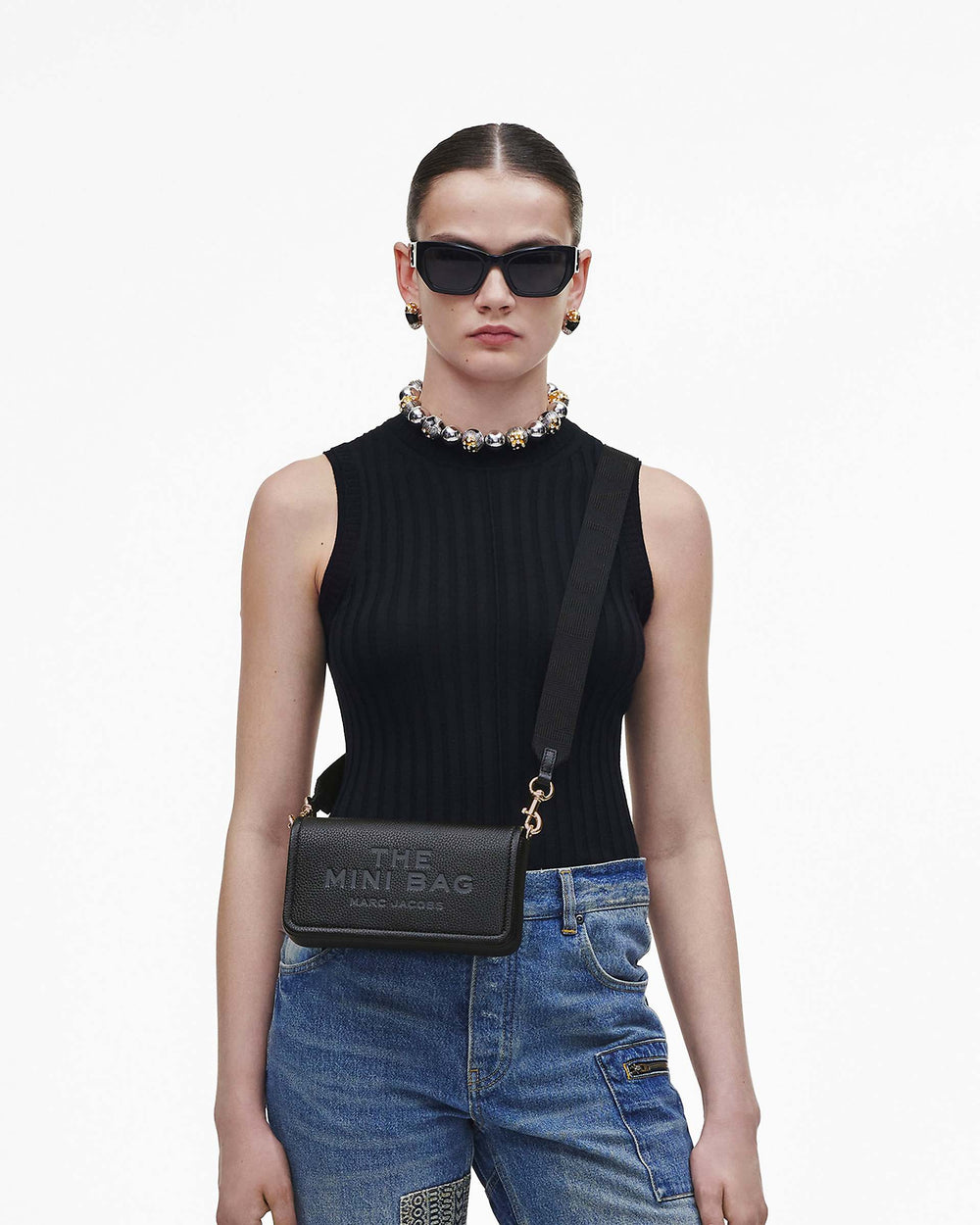 The Leather Mini Bag - Black