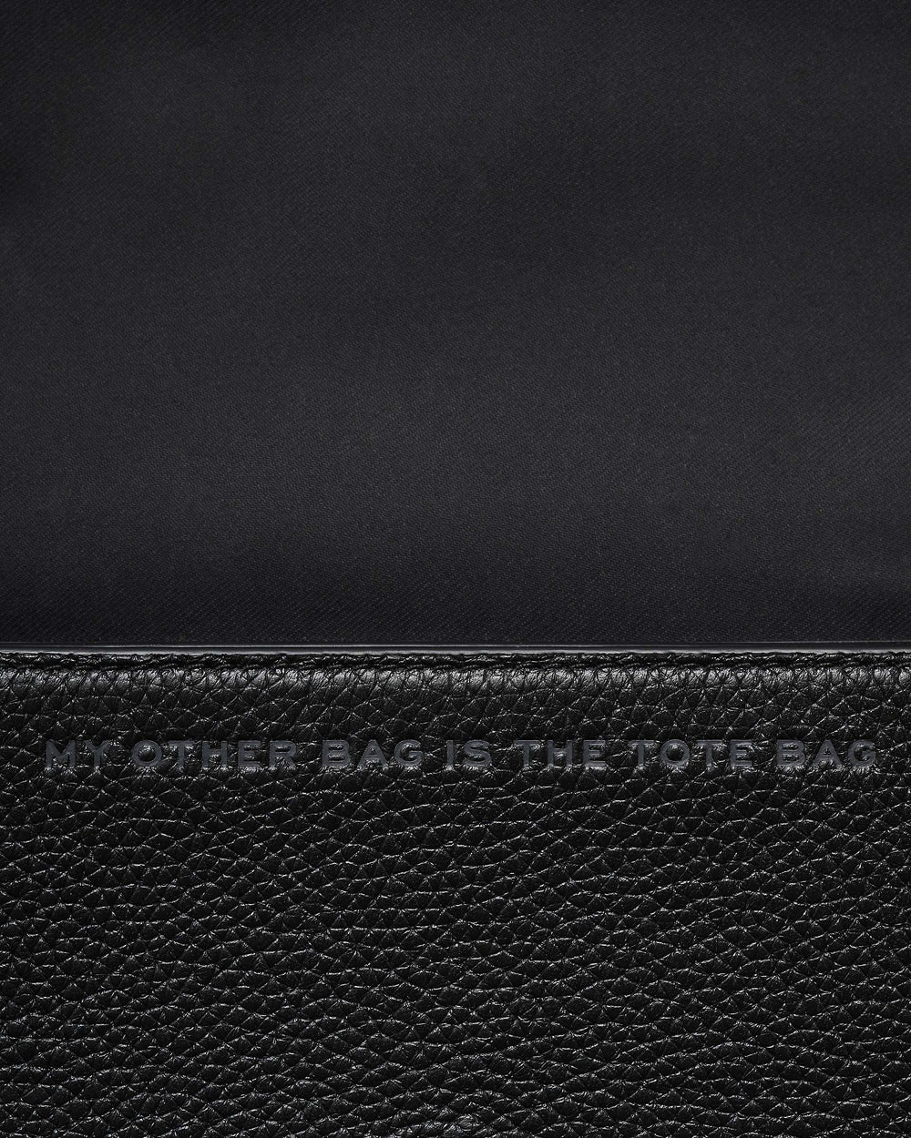 The Leather Mini Bag - Black