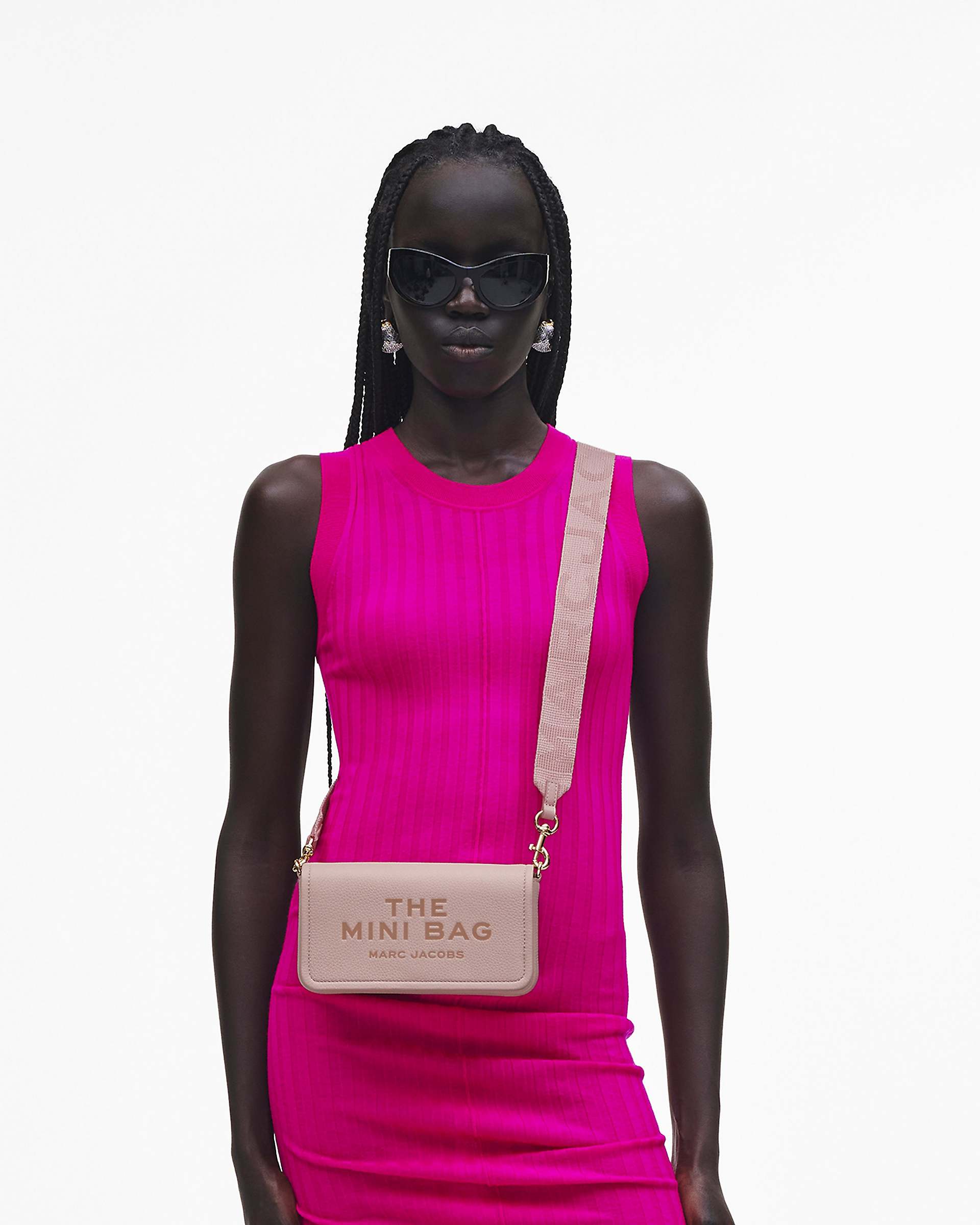 The Leather Mini Bag - Rose