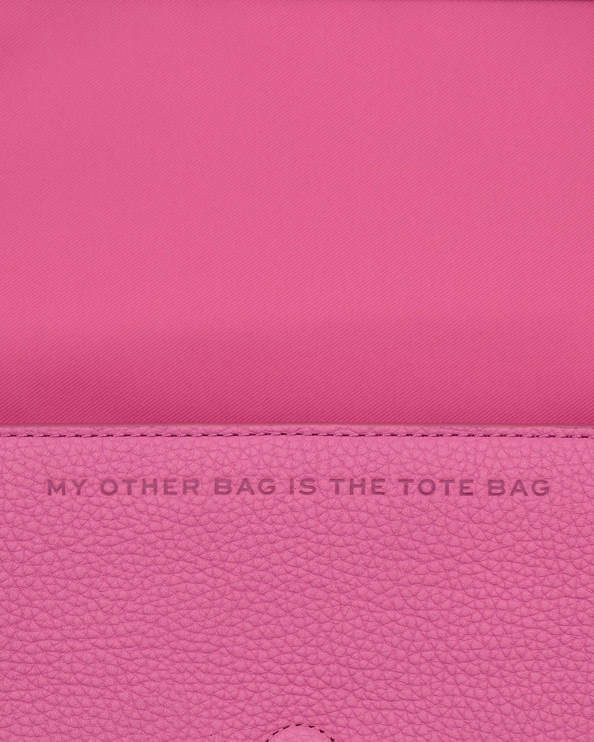 The Leather Mini Bag - Bow Pink