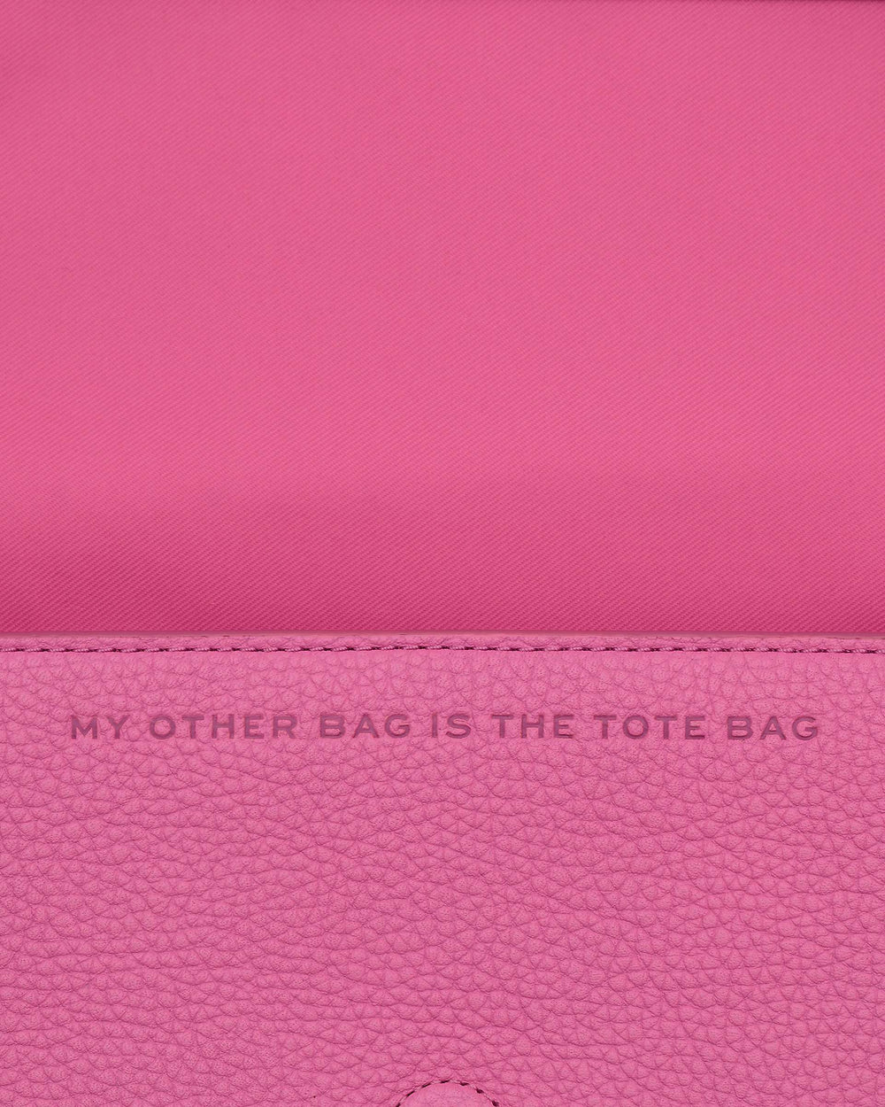 The Leather Mini Bag - Bow Pink