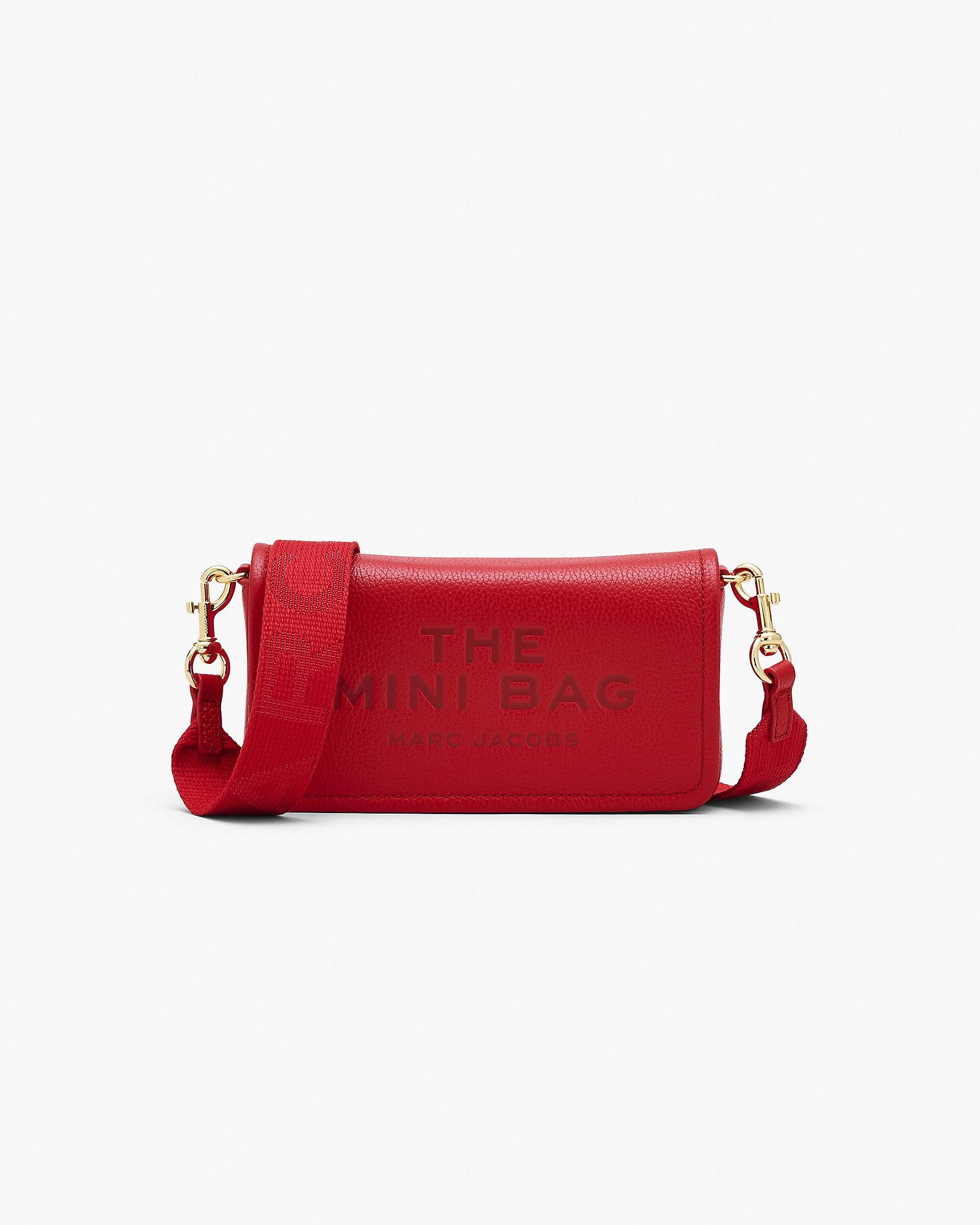 The Leather Mini Bag - True Red