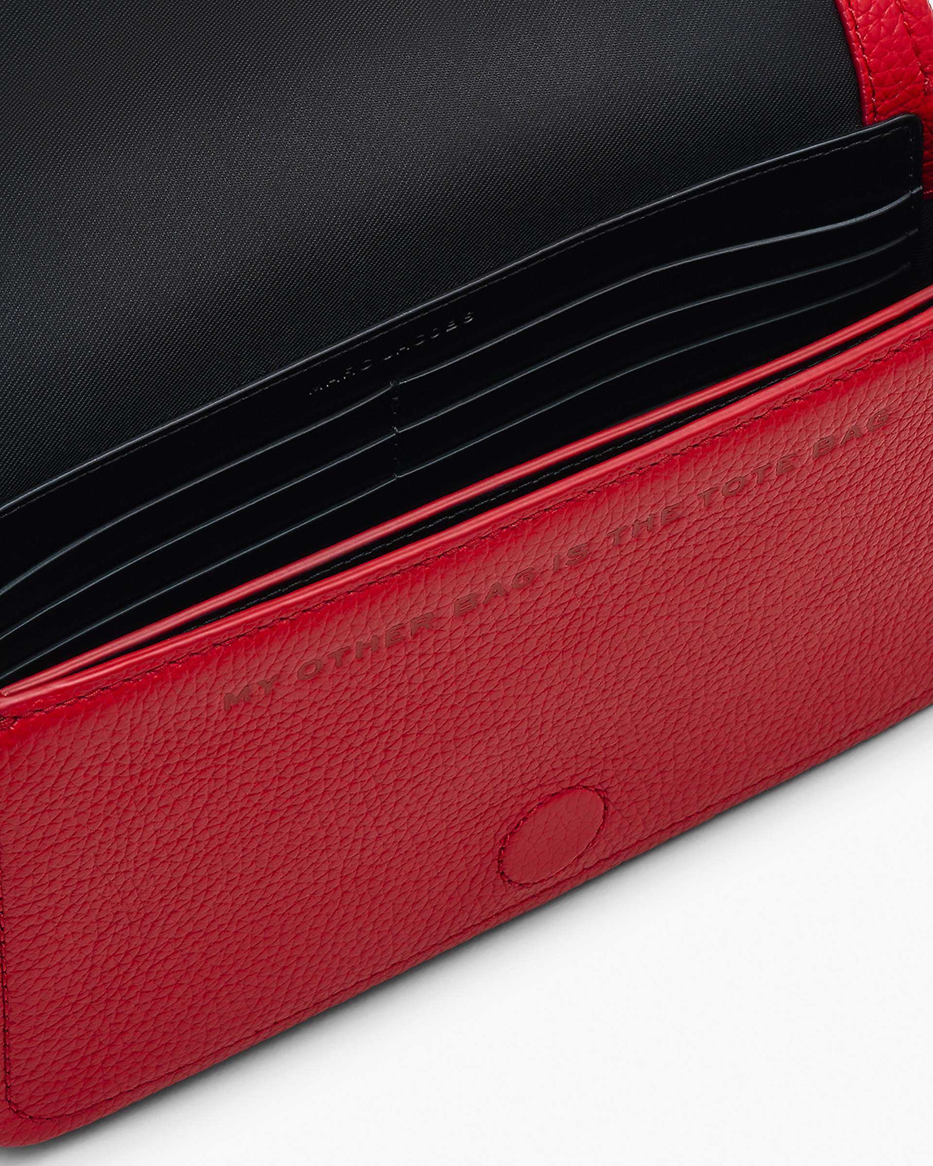 The Leather Mini Bag - True Red