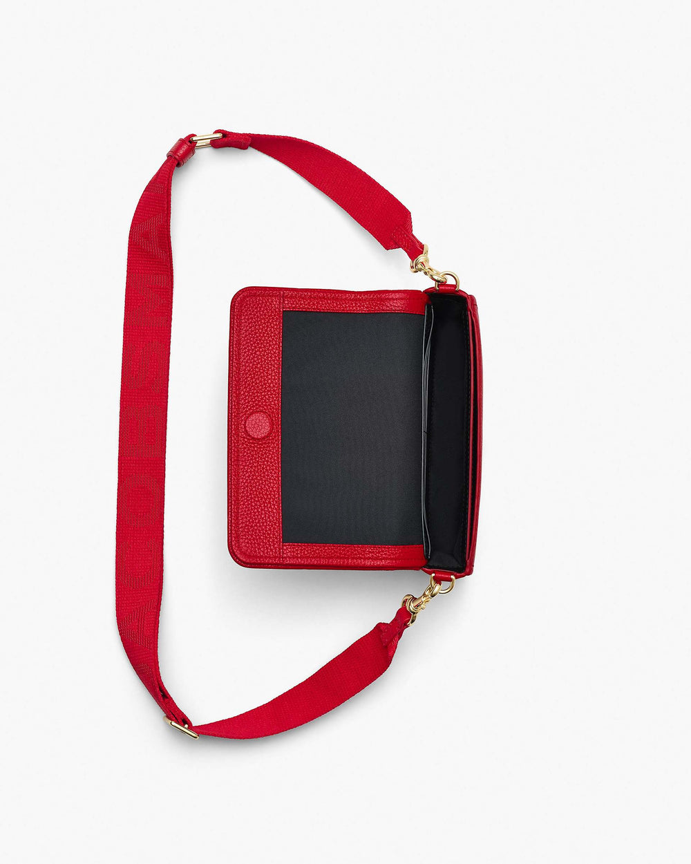 The Leather Mini Bag - True Red
