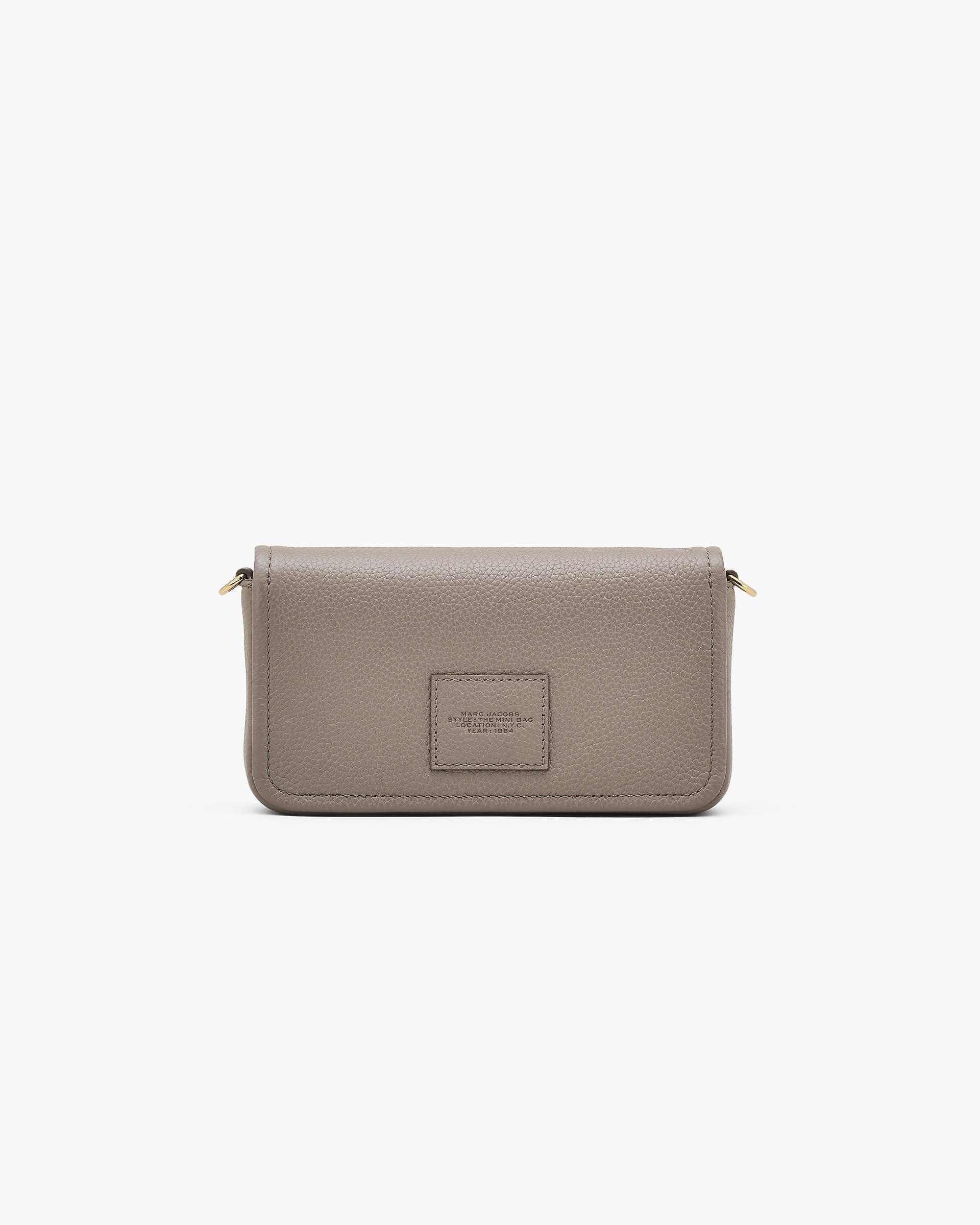 The Leather Mini Bag - Cement