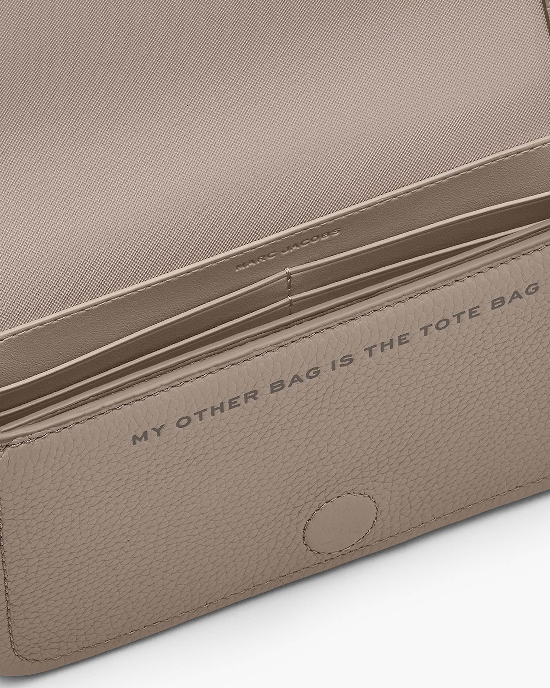 The Leather Mini Bag - Cement
