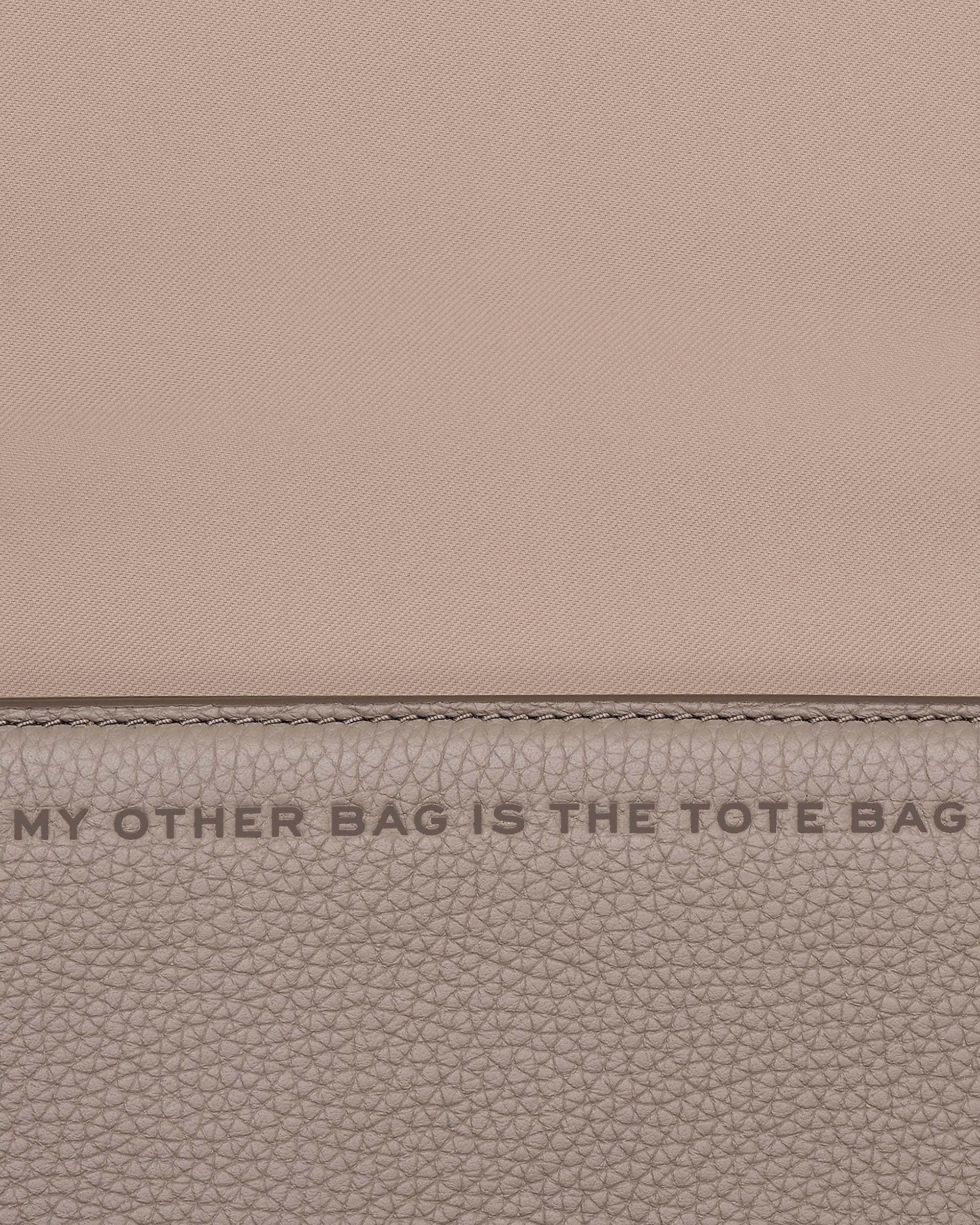 The Leather Mini Bag - Cement