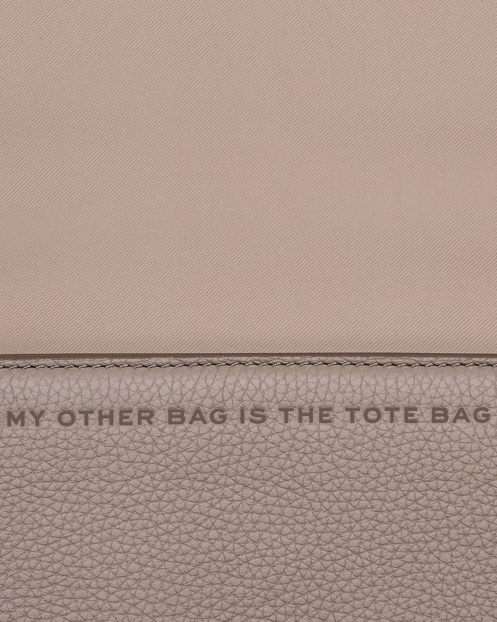 The Leather Mini Bag - Cement