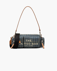 The Cargo Monogram Denim Shoulder Bag - Sun Faded Denim