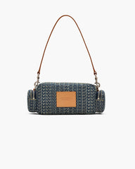 The Cargo Monogram Denim Shoulder Bag - Sun Faded Denim