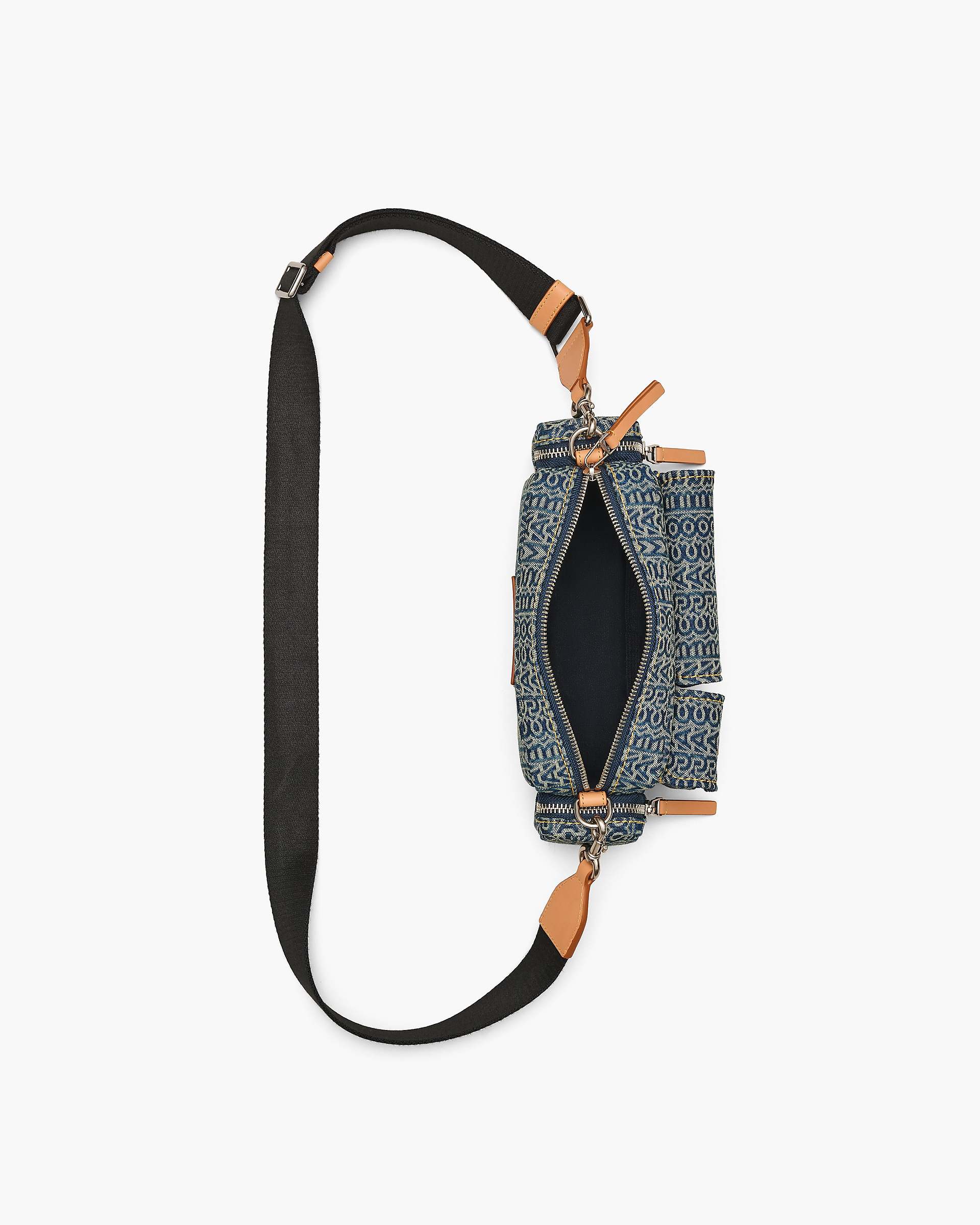 The Cargo Monogram Denim Shoulder Bag - Sun Faded Denim