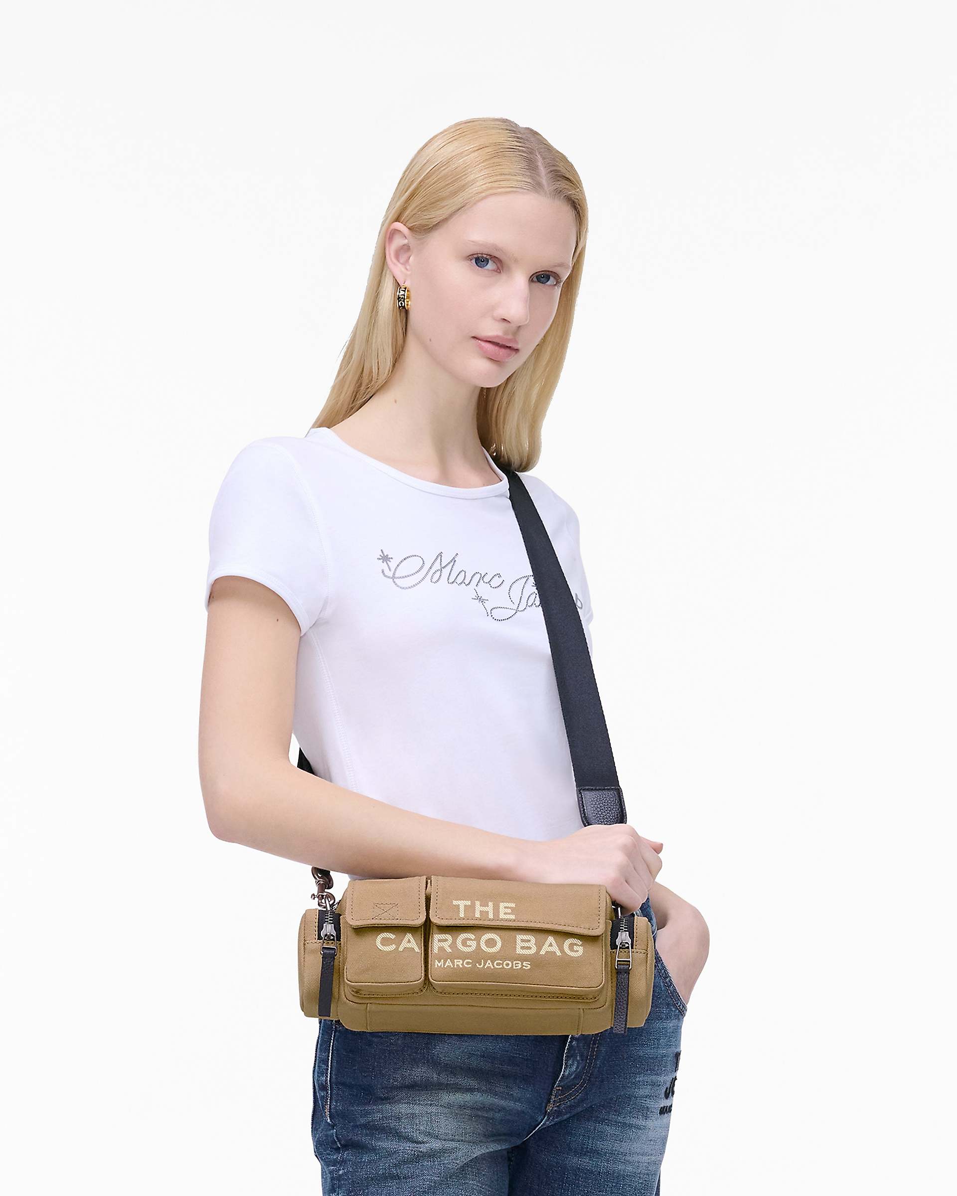 The Cargo Canvas Shoulder Bag - Camel