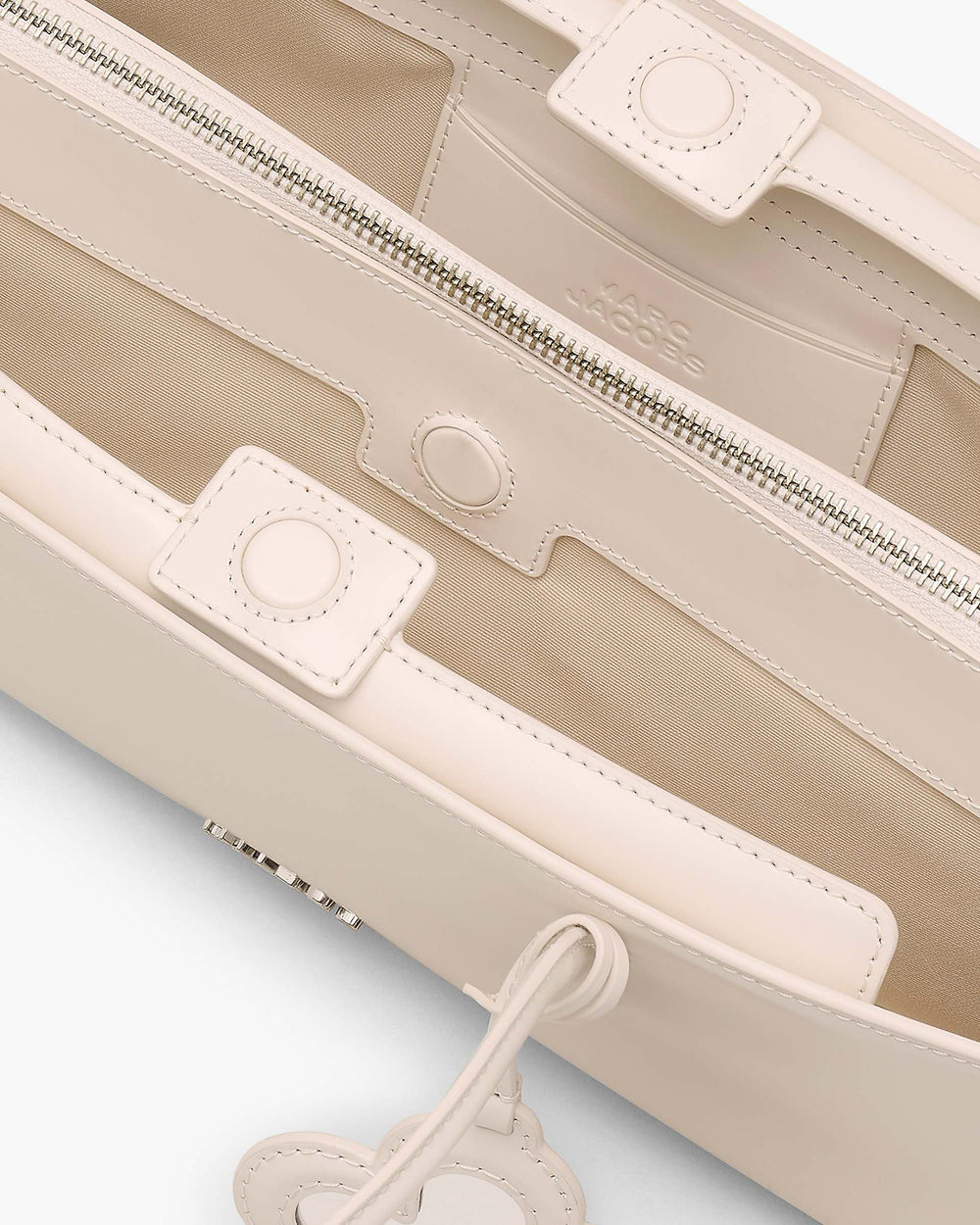 The Glam Mirror Satchel - Cotton White