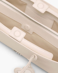 The Glam Mirror Satchel - Cotton White