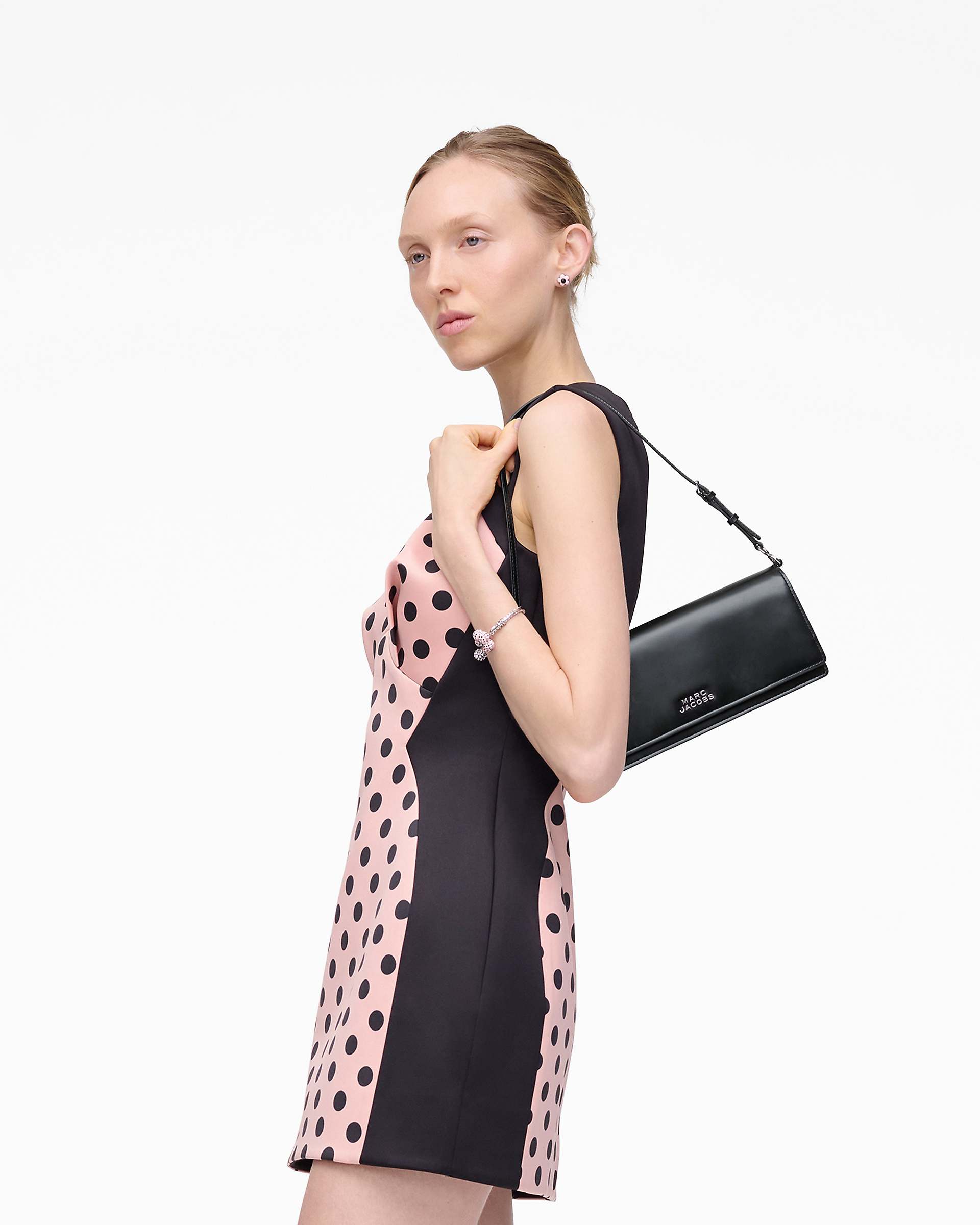 The Glam Mirror Shoulder Bag - Black