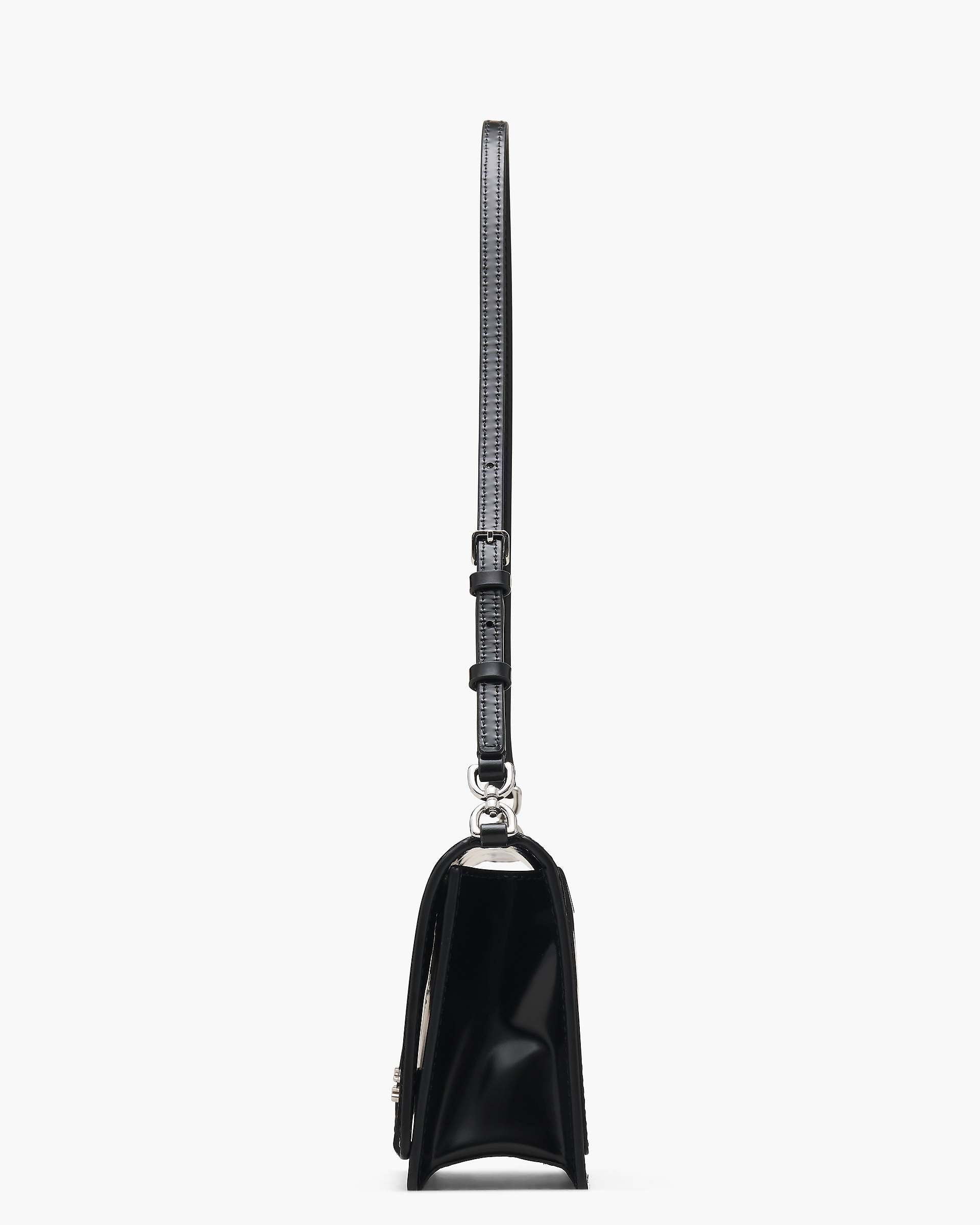 The Glam Mirror Shoulder Bag - Black