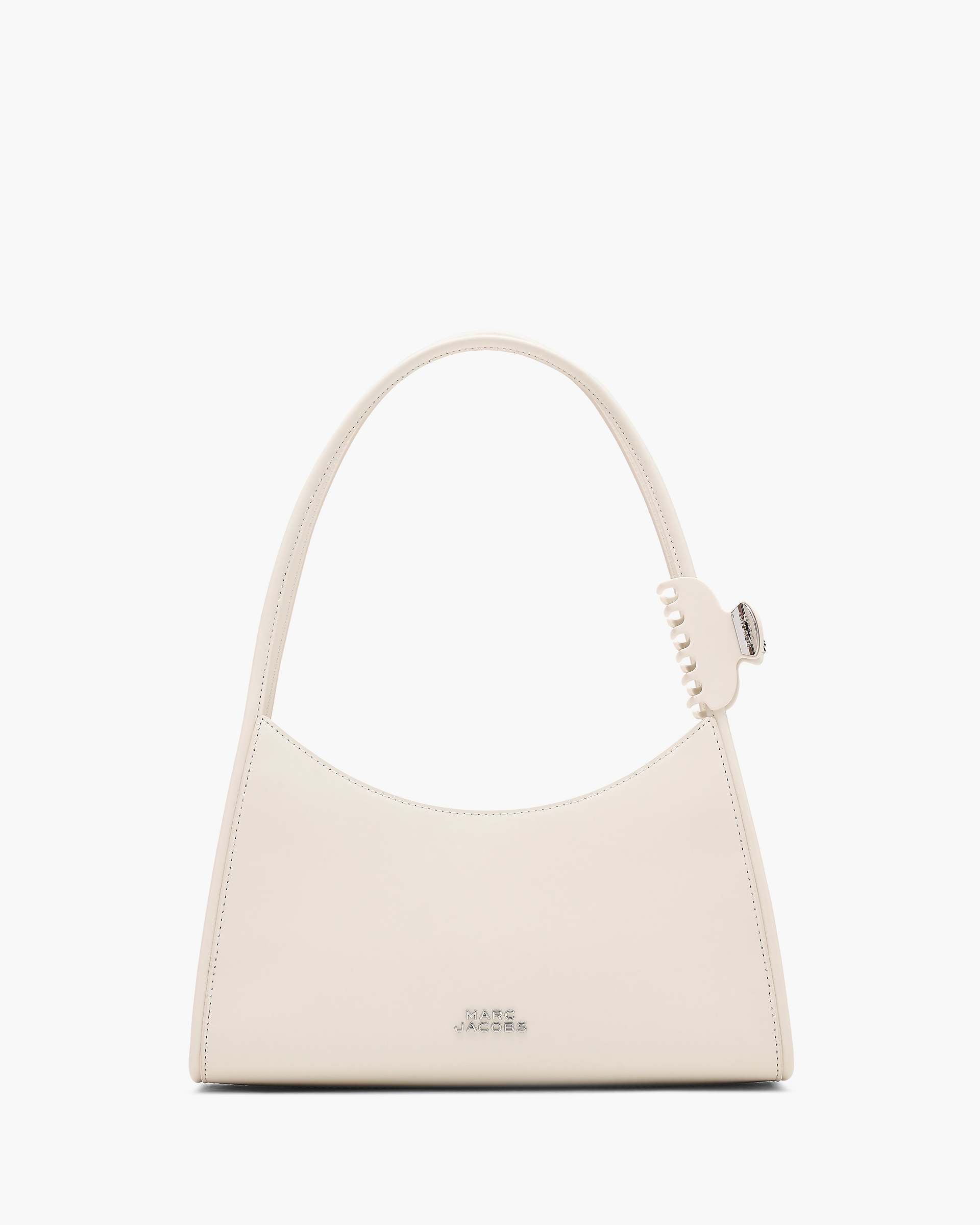 The Claw Clip Shoulder Bag - Cotton White