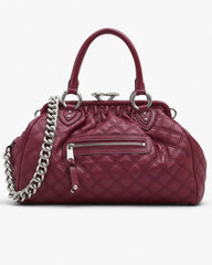 Re-Edition Quilted Leather Stam Bag - Cherry