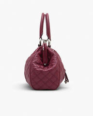 Re-Edition Quilted Leather Stam Bag - Cherry