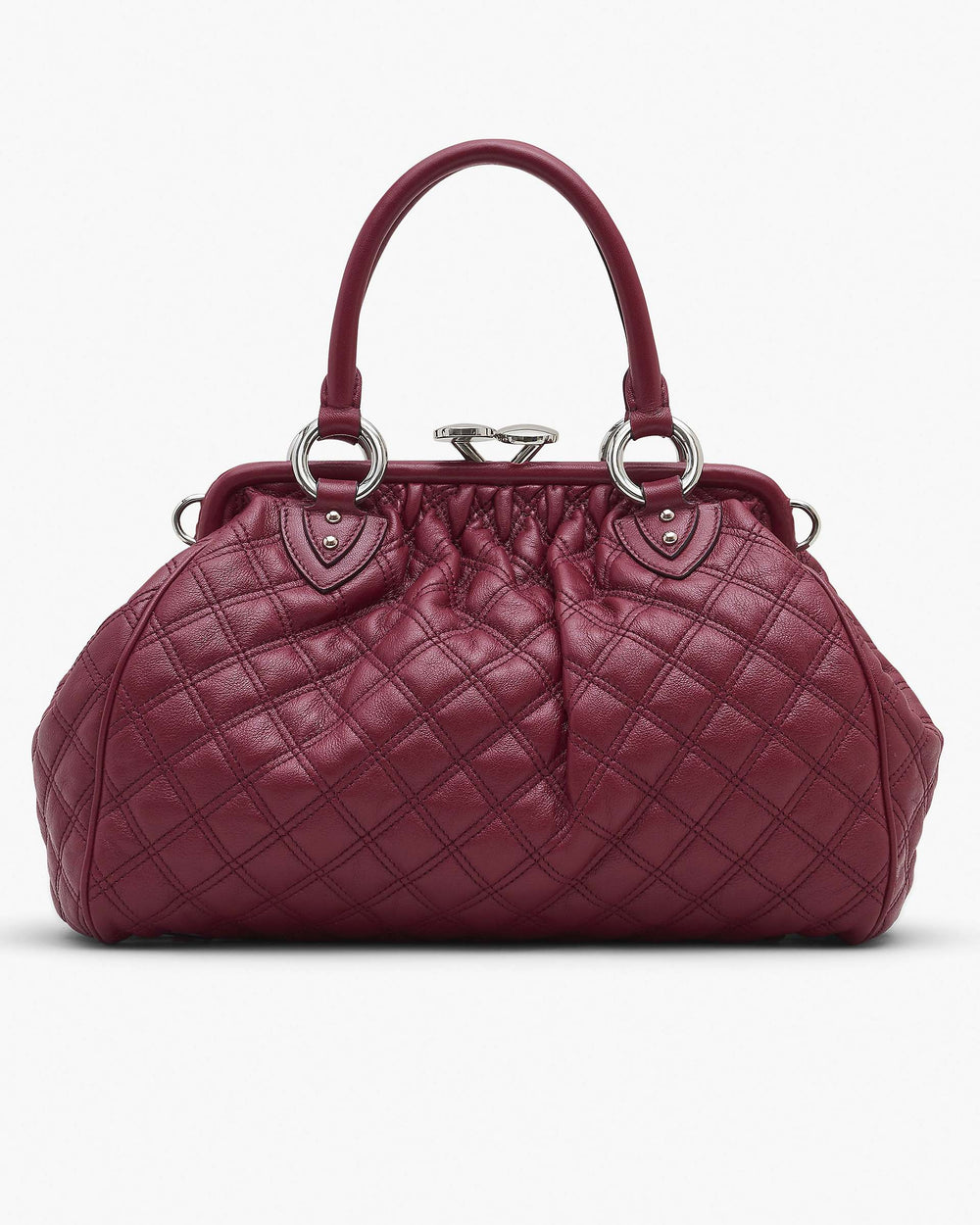 Re-Edition Quilted Leather Stam Bag - Cherry