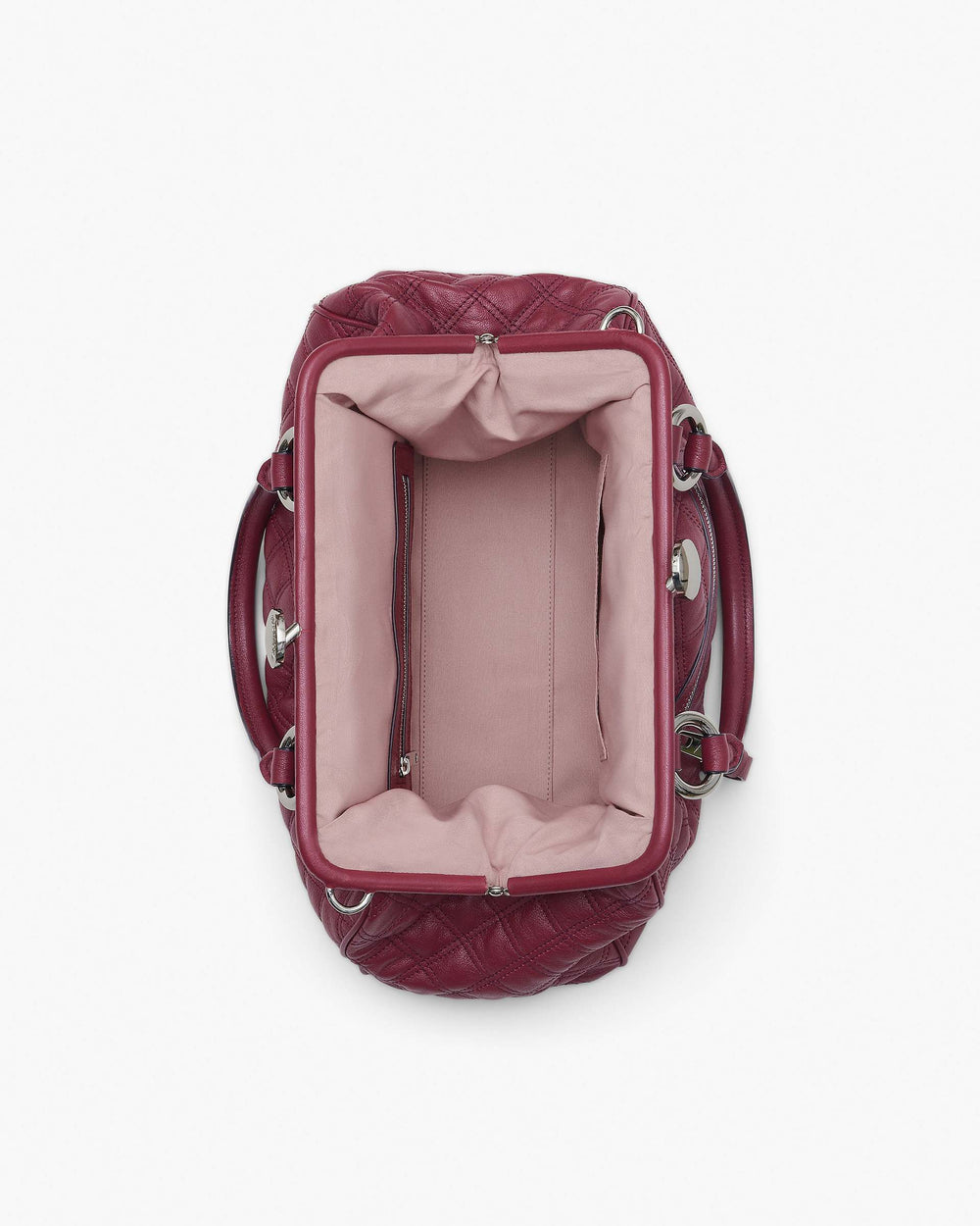 Re-Edition Quilted Leather Stam Bag - Cherry